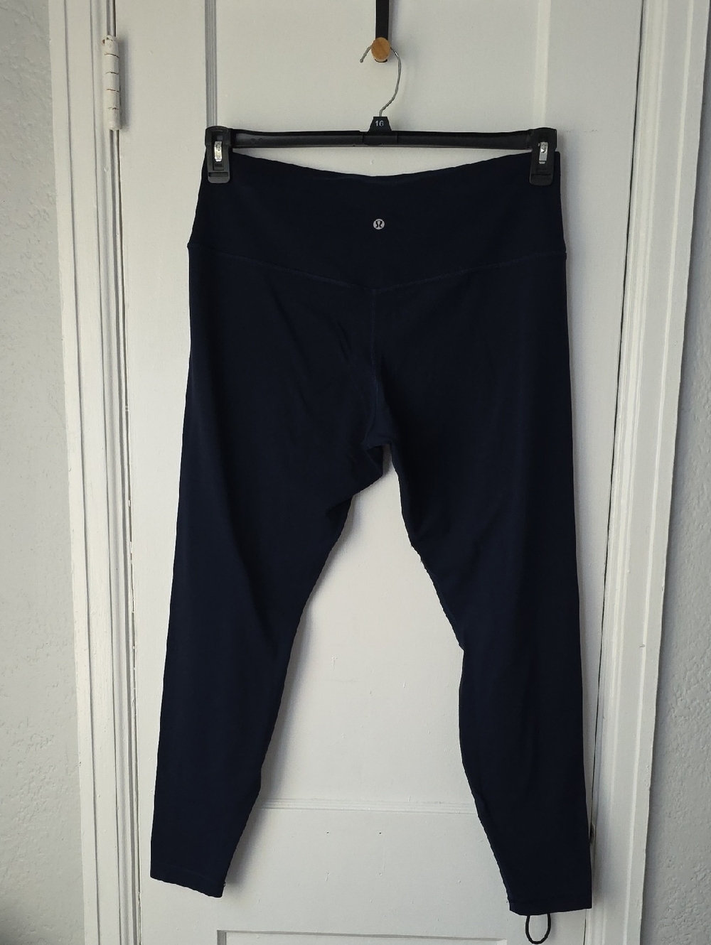 Lululemon Navy High-Rise Yoga Leggings